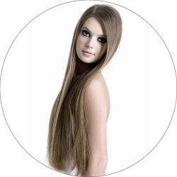 #10 Lysebrun, 50cm, 50g, Hårtrense