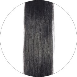 #1 Sort, 60 cm, Nano Hair Extensions
