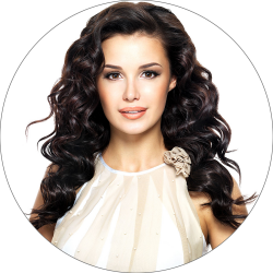 #1B Sortbrun, 60cm, 50g , Tape Extensions, Single drawn