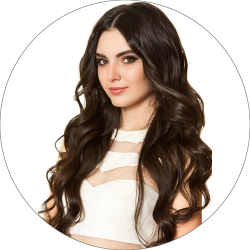 Long Lasting, #2 Mørkebrun, 50cm, 125g, Clip-on Extensions