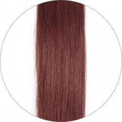 #33 Rødbrun, 60cm, 120g, Clip-on Extensions