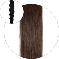 #4 Chokoladebrun, 50 cm, Natural wave Ponytail