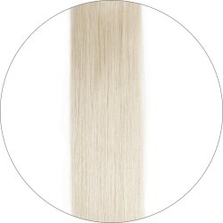 #6001 Ekstra lysblond, 60 cm, Nano Hair Extensions