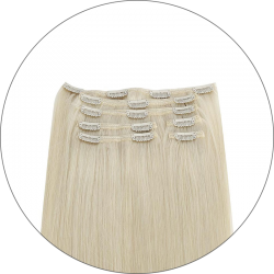 #613 Lysblond, 40 cm, Clip-on Extensions