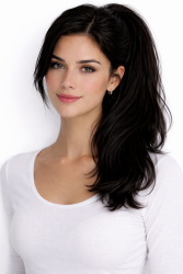 #1 Sort, 40cm, 80g, Ponytail