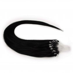 #1 Sort, 40cm, 50g, Loop Hair