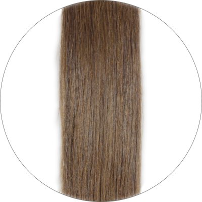 #8 Brun, 70cm, 50g , Tape Extensions, Single drawn