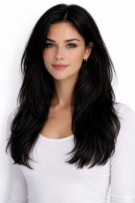 #1 Sort, 50cm, 110g, Clip-on Extensions